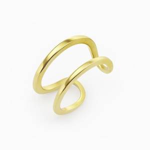 İki Sıra Şerit Ear Cuff 