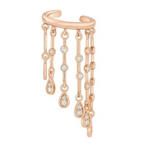 Süzme Püskül Drop Ear Cuff 