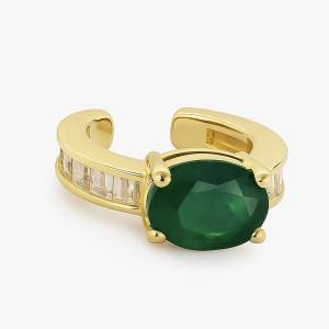 Yeşil Begi Ear Cuff 