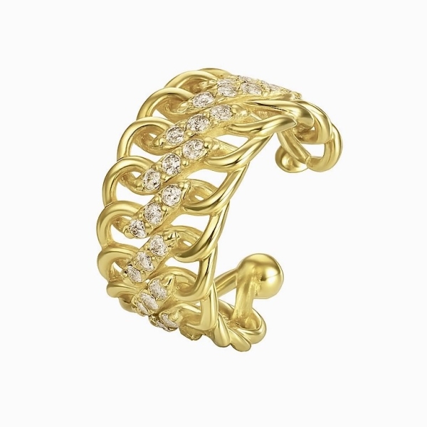 Mistik Kalın Cuff / Sarı