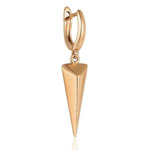 Üç Boyutlu Üçgen Küpe