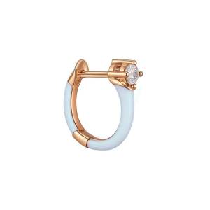 Tektaş Blue Halka Küpe