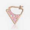 Pink Üçgen Küpe