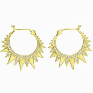 Sun Hoop Küpe / Sarı