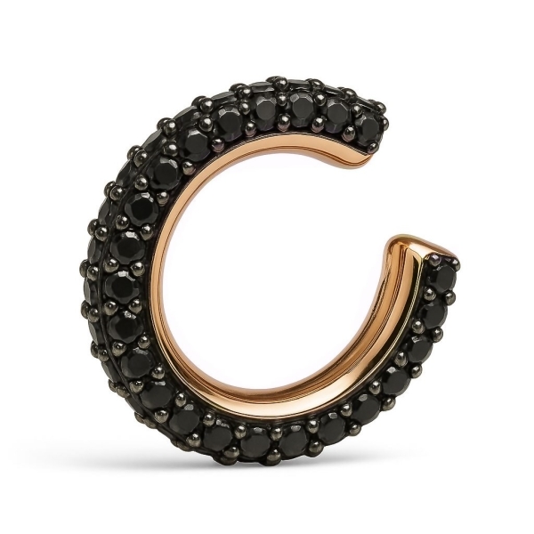 Siyah Pave Ear Cuff