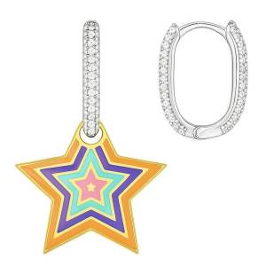 Big Star U Halka Küpe / Sarı