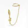 Yılan Zincirli Küpe ve Ear Cuff 