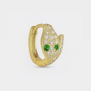 Mini Snake Halka Küpe