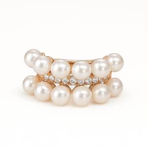 İki Sıra İnci Ear Cuff 