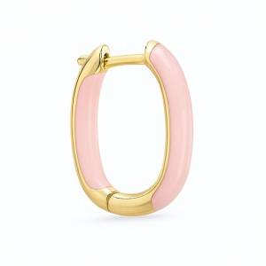 Baby Pink U Halka Küpe 