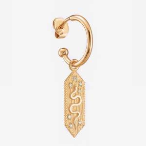 Serpent Küpe 1 / Rose