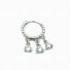 İthal Jane Bubble Halka Piercing (Beyaz)