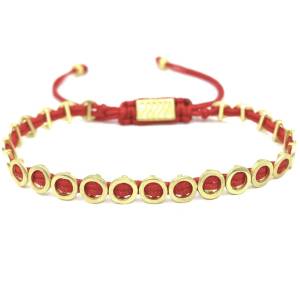 Alloy Tasarım Unisex Bileklik 6 / Kırmızı