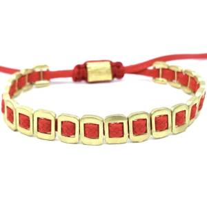 Alloy Tasarım Unisex Bileklik 3 / Kırmızı