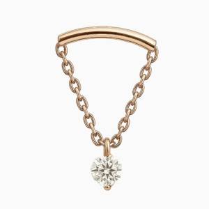 Cris Chain Ark Küpe (Rose)