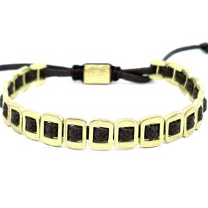 Alloy Tasarım Unisex Bileklik 3 / Kahve