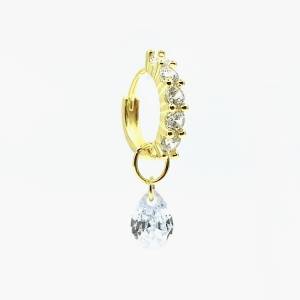 Isabella Hoop Küpe 3 / Sarı