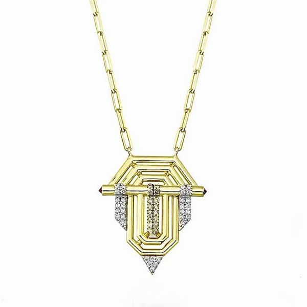 Büyük Rosie Trigon Kolye