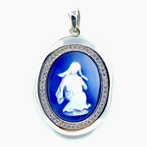 Cameo Kolye Ucu 5 / Beyaz