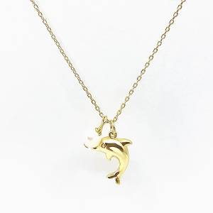 Luna Pearl Dolphin Kolye