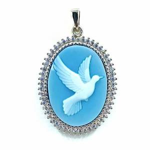 Cameo Kolye Ucu 2 / Beyaz