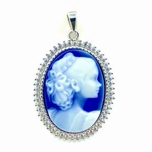 Cameo Kolye Ucu 1 / Beyaz