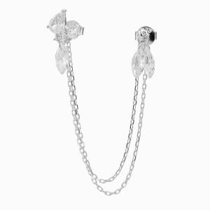 Isabella Chain Küpe 1 / Beyaz