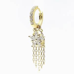 Isabella Chain Küpe 4 / Sarı