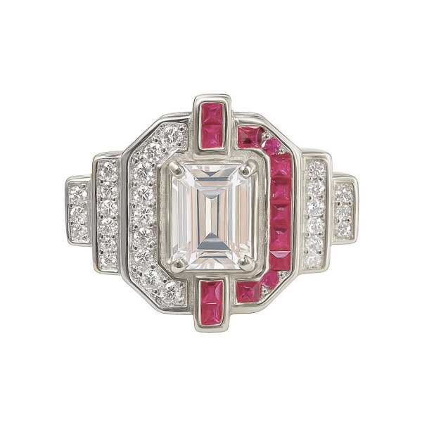 Fuşya Merlot Yüzük