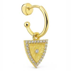 Kalkan Küpe / Sarı