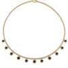 Siyah Bezel Ball Kolye