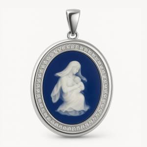 Cameo Kolye Ucu 5 / Beyaz