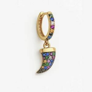 Multicolor Mini Fildişi Küpe