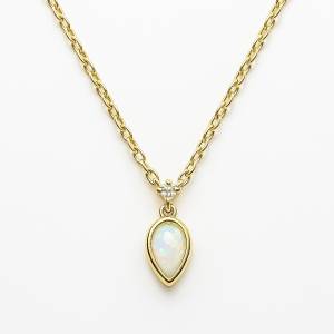 Mini Opal Drop Kolye 