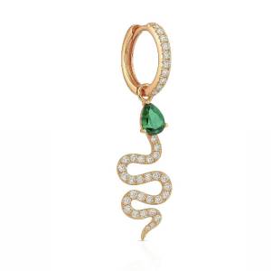 Yeşil Drop Serpent Küpe 2