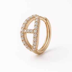 Düşes Halka Küpe / Rose