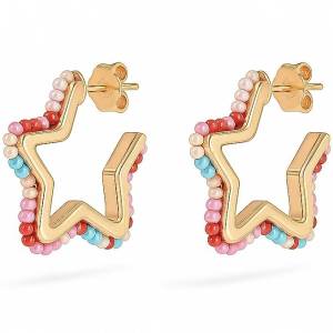 Color Mix Yıldız Küpe L