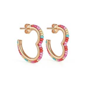 Color Mix Kalp Küpe M