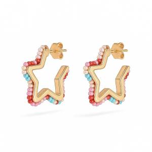 Color Mix Yıldız Küpe M