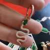 Yeşil Drop Serpent Küpe 2 - 11283