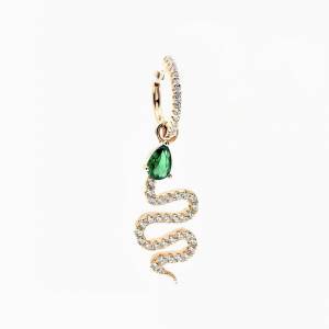 Yeşil Drop Serpent Küpe 2
