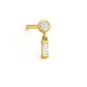 Begi Bezel Mini Küpe