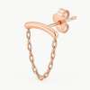 Chain Ark Küpe / Rose