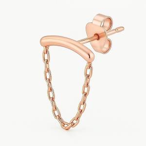 Chain Ark Küpe / Rose
