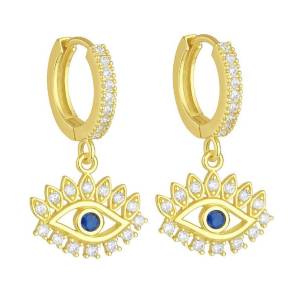 Markiz Eye Küpe / Sarı