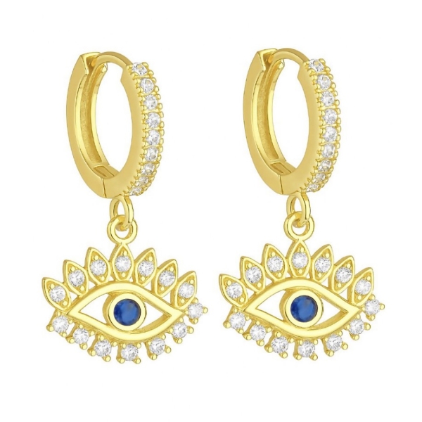 Markiz Eye Küpe / Sarı