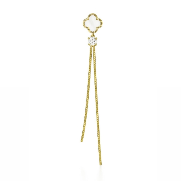 Pearl Clover Zincir Küpe