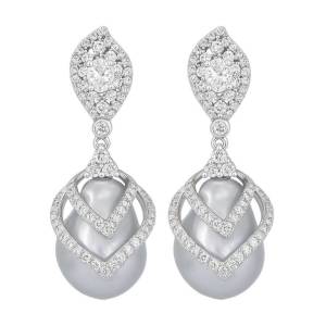 Barok İnci Tasarım Küpe