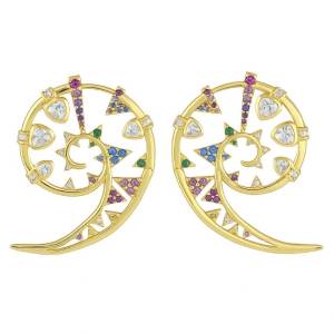 Color Mix Tasarım Küpe