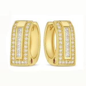 Rosie Halka Küpe / Sarı